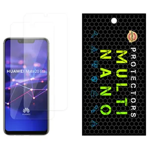 Multi Nano X-S2N Model Transparent Screen Protector Suitable For Huawei Mate 20 Lite Mobile Phone Pack Of 2
