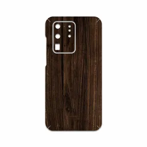 MAHOOT Dark Walnut Wood Cover Sticker for Samsung Galaxy S20 Ultra