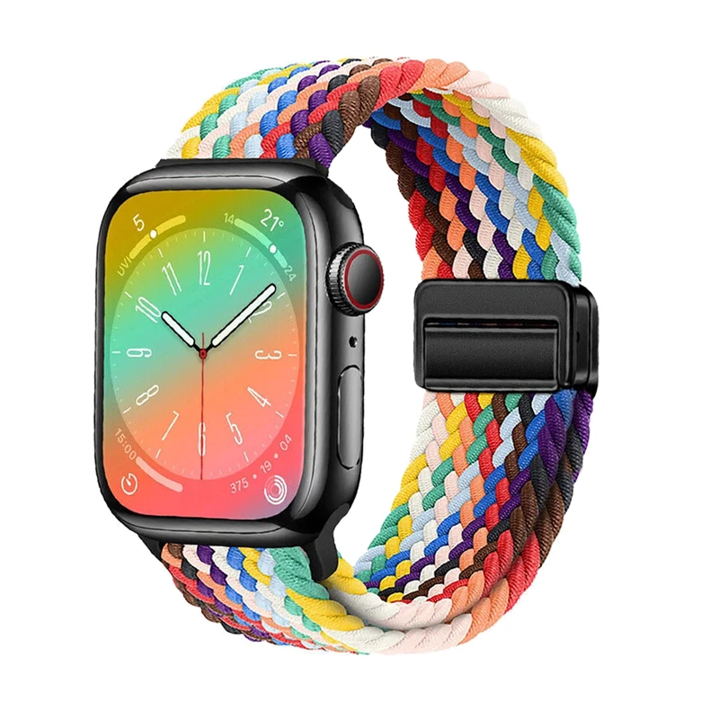 بند آکوآرا مدل Woven solomag مناسب برای اپل واچ 46 میلیمتری سری 10/11