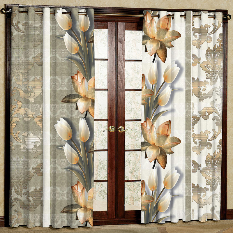 پرده مدل مخمل پانچی کد 1134aT2 سایز 200x140 سانتی متر