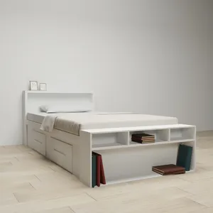 تخت خواب چوبی یکنفره مدل MA110 سایز 200*90 سانتی متر