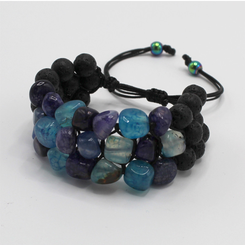 دستبند زنانه مدل عقیق ارغوان