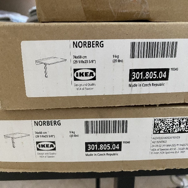 میز ناهارخوری دو نفره ایکیا مدل NORBERG