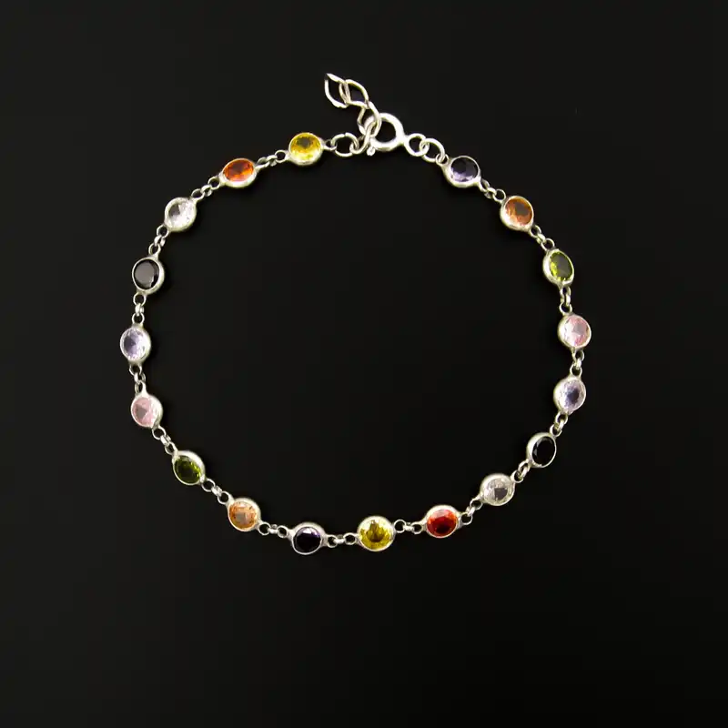 دستبند نقره زنانه مانچو کد bs021