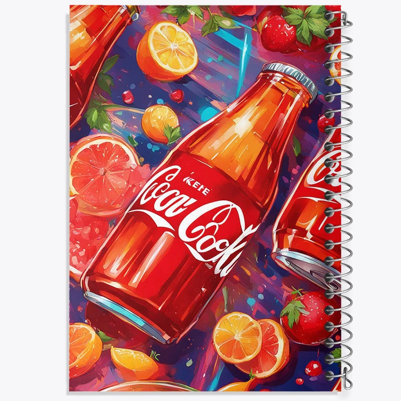 دفتر لیست خرید 50 برگ خندالو طرح نوشابه کوکاکولا کد N1653