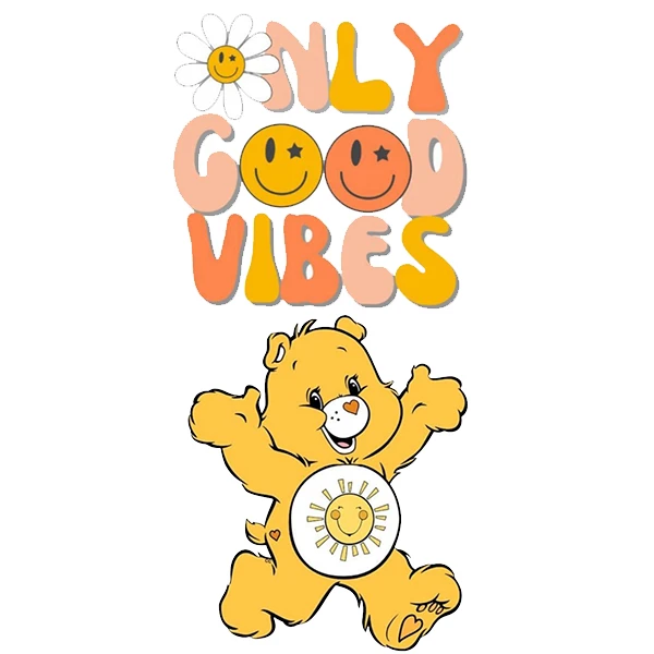  استیکر پارچه و لباس پاد آفرین طرح خرسی کد 1960