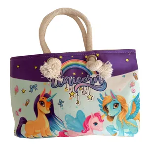 کیف دوشی دخترانه مدل اسب تک شاخ پرنده کد RAINBOW-TALIN-010