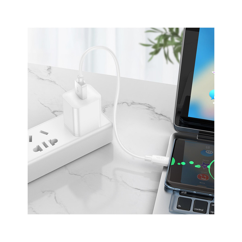 خرید و قیمت کابل تبدیل USB به USB-C هوکو مدل X96 100W طول 0.25 متر