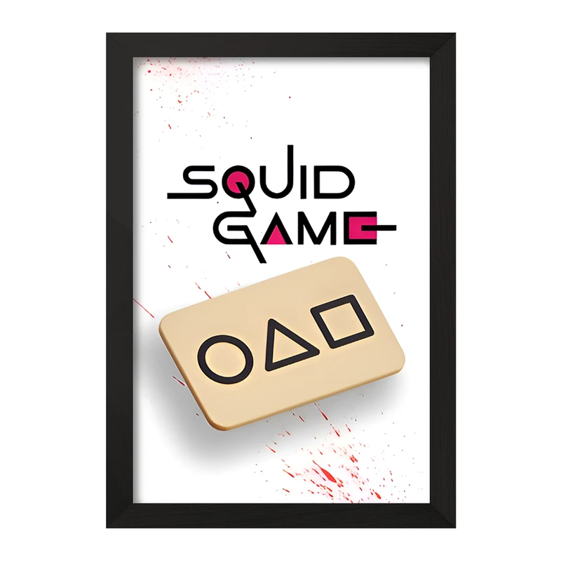 تابلو خندالو مدل بازی مرکب (Squid Game) کد F11779