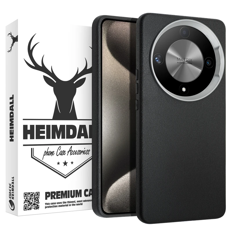 کاور جی کی کی مدل Leather مناسب برای گوشی موبایل آنر Honor X9B