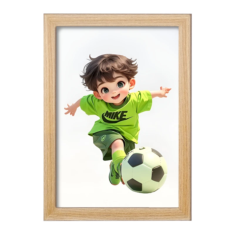 تابلو خندالو مدل پسر بچه ی فوتبالیست کد F3609