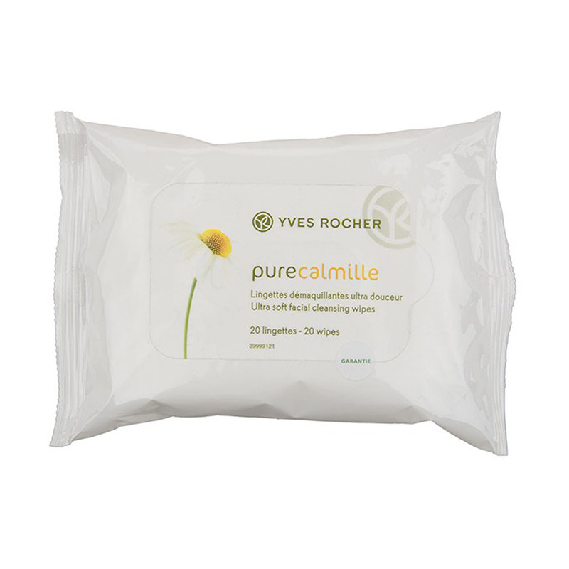 دستمال مرطوب ایو روشه مدل Pure Calmille بسته 20 عددی