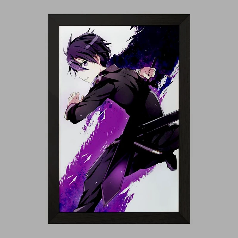 تابلو خندالو مدل انیمه هنر شمشیر زنی آنلاین  کد 12084