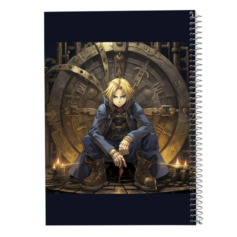 دفتر ژورنال نویسی 50 برگ مدوپد مدل نقطه ای طرح Fullmetal Alchemist کد DF2280