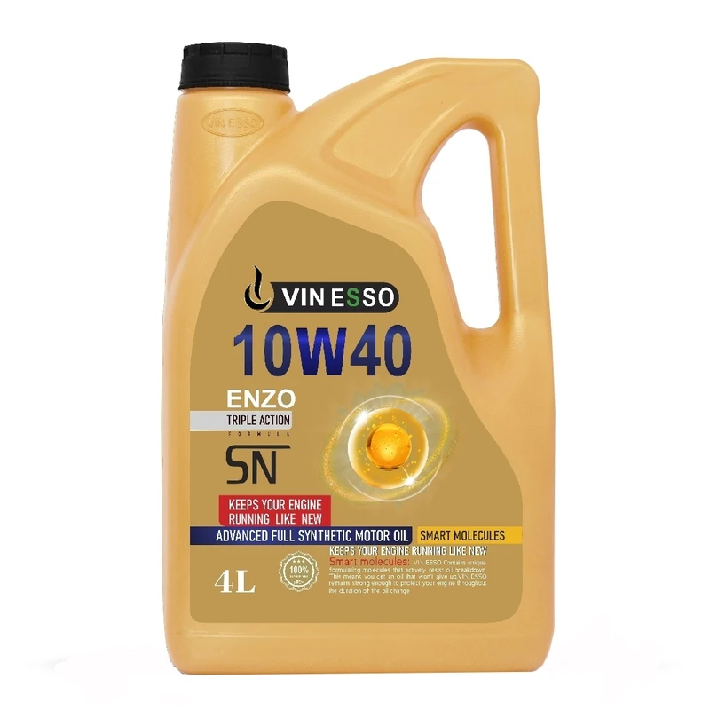 روغن موتور خودرو بنزینی، گازسوز (CNG یا LPG)، تنفس طبیعی وینسو اویل مدل API 10W40 SN SN 10W-40 حجم 4 لیتر