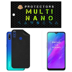 Multi Nano X-SFL Screen Protector For Realme 3 with back skin