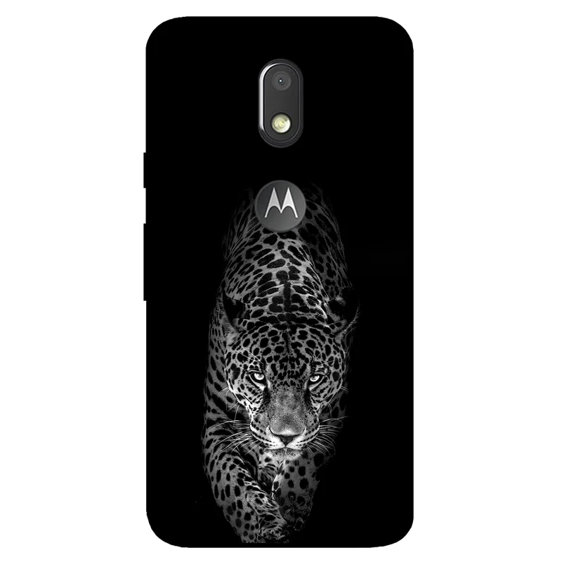 کاور مگافون طرح پلنگ مدل 1879 مناسب برای گوشی موبایل موتورولا Moto E3