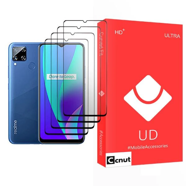 محافظ صفحه نمایش کوکونات مدل UD Ultra MIX004 مناسب برای گوشی موبایل ریلمی C15 بسته چهار عددی