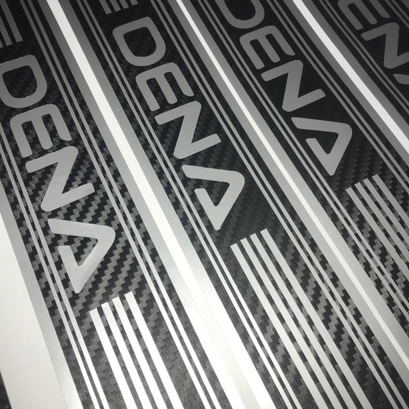 برچسب بدنه خودرو مهدیار مدل کربن کد sp110 مناسب برای دنا