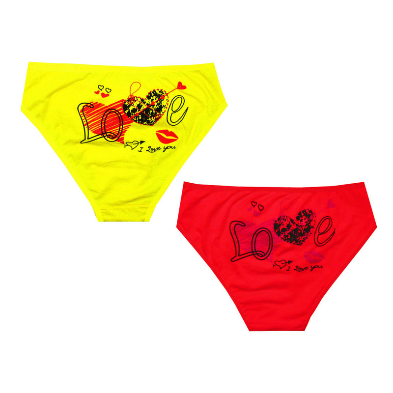 شورت زنانه طرح لاو کد SHL02 مجموعه 2 عددی 