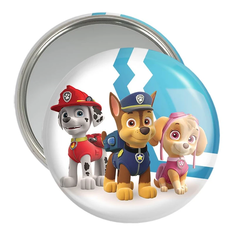 آینه جیبی خندالو مدل چیس و مارشال و اسکای سگ های نگهبان Paw Patrol  کد 12583