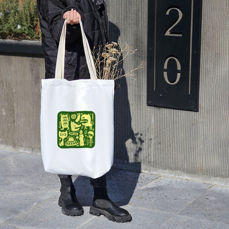 ساک خرید خندالو مدل موجودات فضایی کد 8710