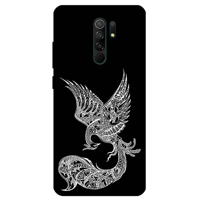 کاور مگافون طرح ققنوس مدل 1629 مناسب برای گوشی موبایل شیائومی Redmi 9