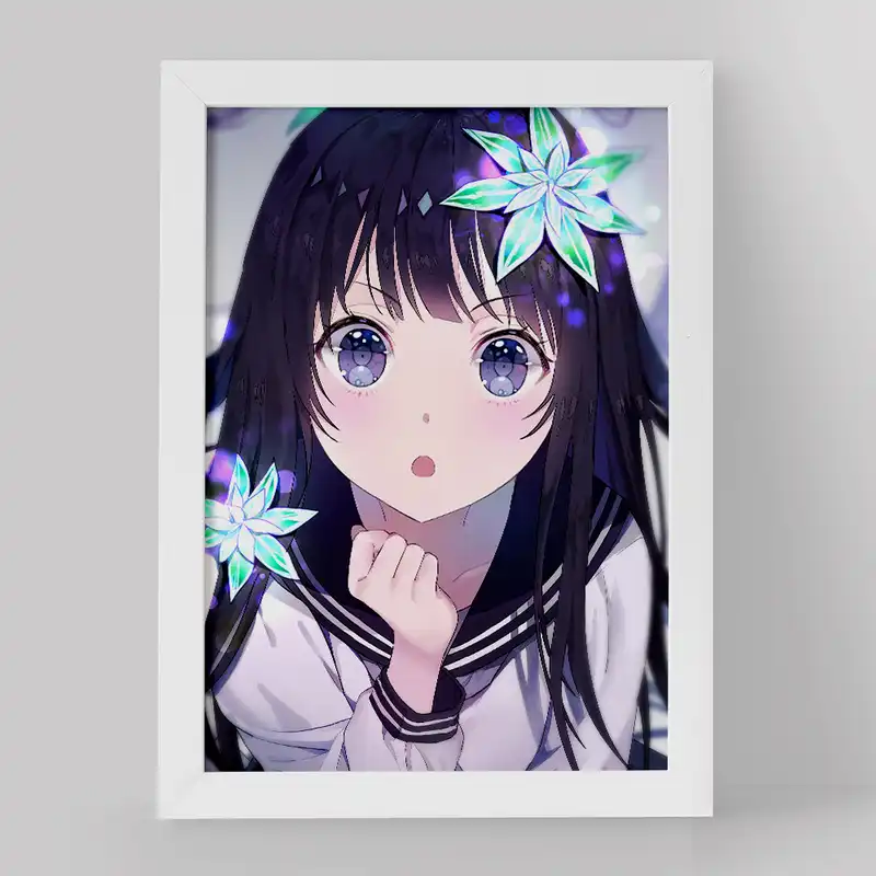 تابلو خندالو مدل چیتاندا انیمه هیوکا Hyouka کد 17049