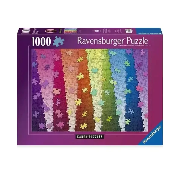 پازل 1000 تکه راونزبرگر مدل Colours on Colours کد 12001027 مناسب برای 14 سال به بالا