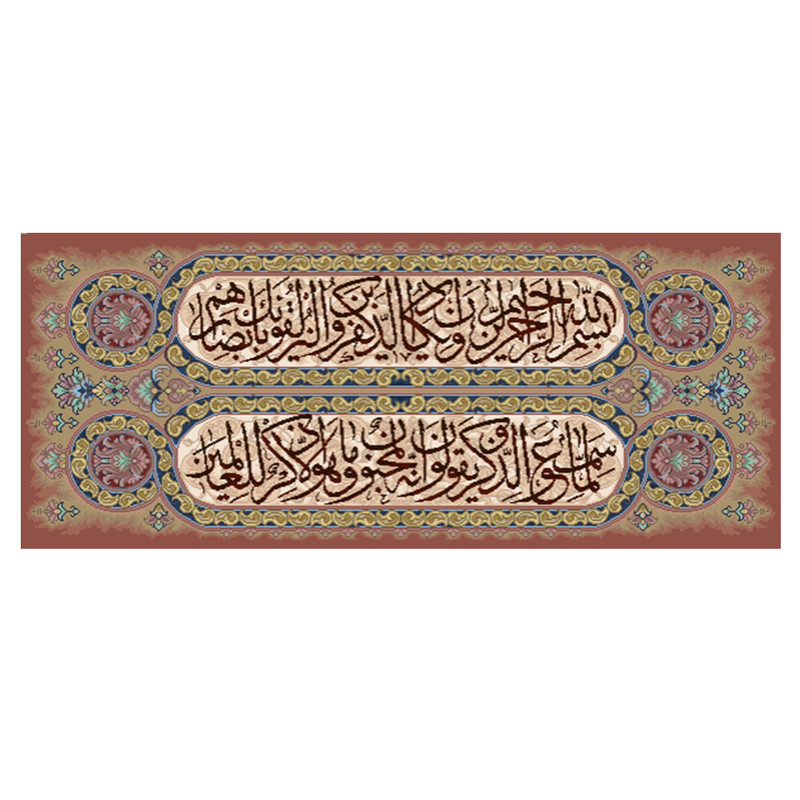 نخ و نقشه تابلوفرش مدل 22242