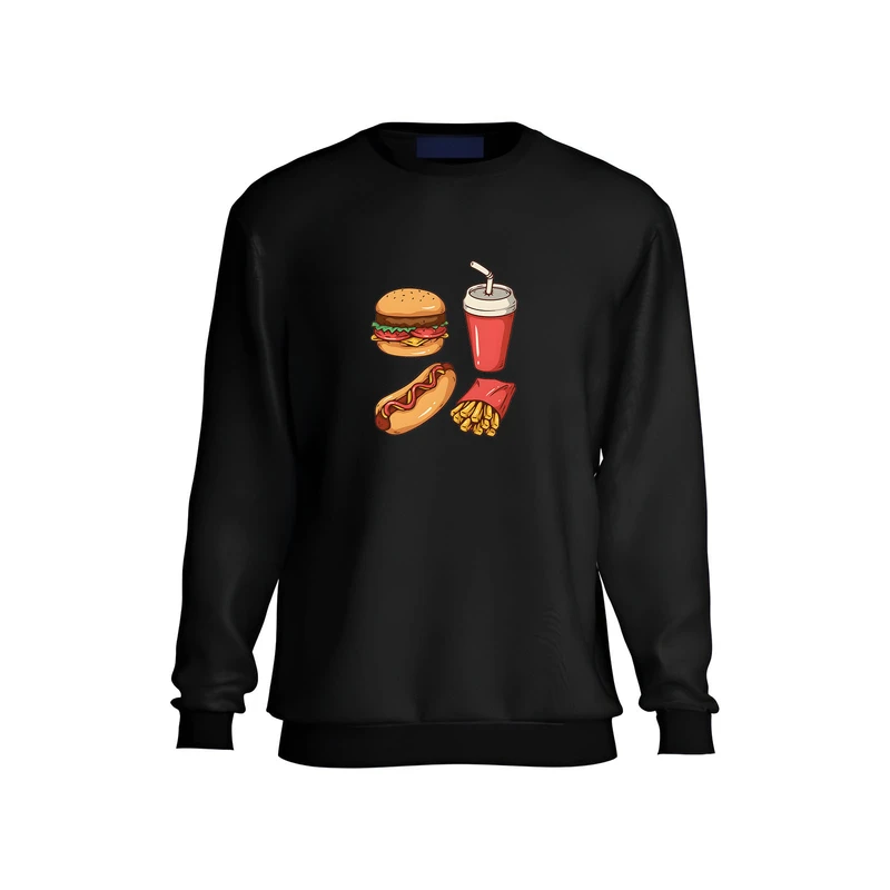 سویشرت مردانه مدل دورس فست فود کد 147