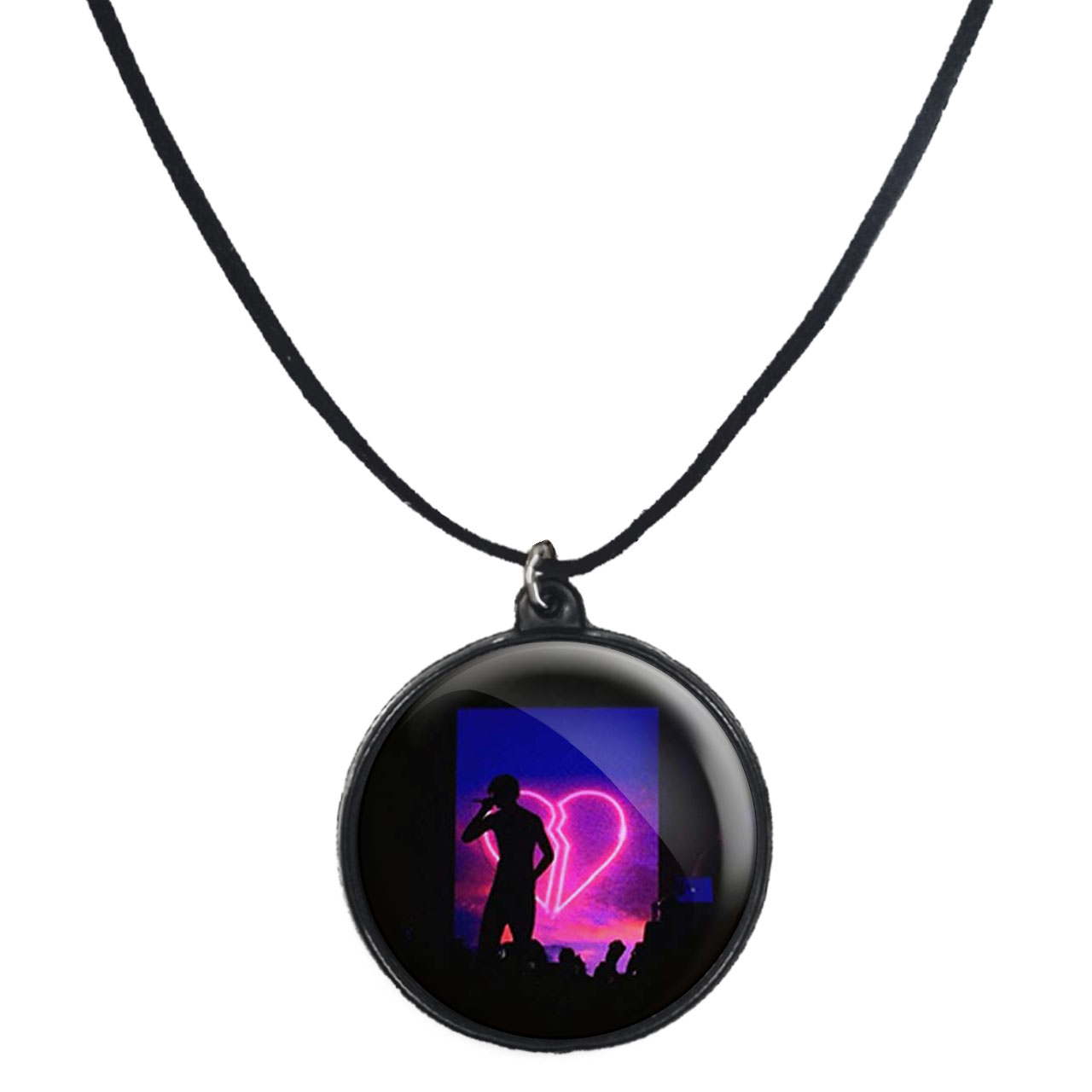 گردنبند پرمانه طرح گروه موسیقی متالیکا کد pmb.8415 مدل دو طرفه