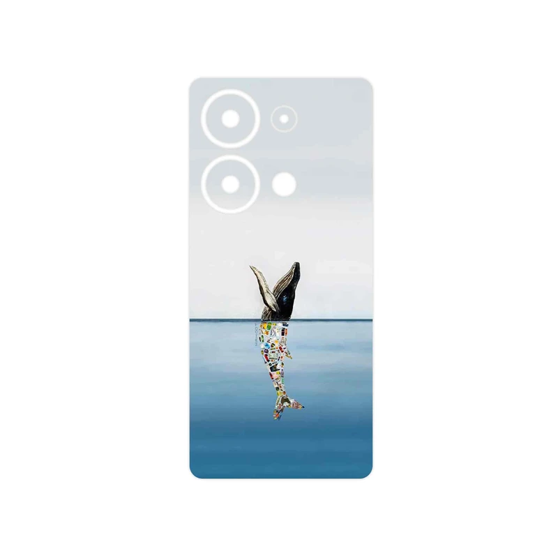 برچسب پوششی ماهوت مدل Collage of Sea Trash مناسب برای گوشی موبایل شیائومی Redmi Note 13 Pro 4G