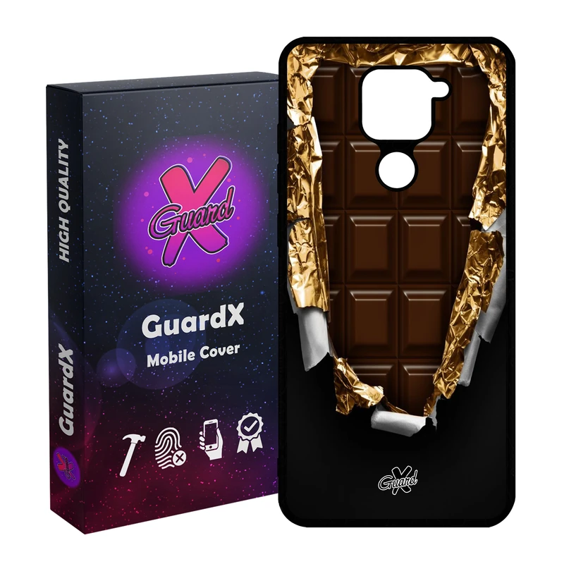 کاور گارد ایکس طرح Chocolate مدل Glass10061 مناسب برای گوشی موبایل شیائومی Redmi Note 9