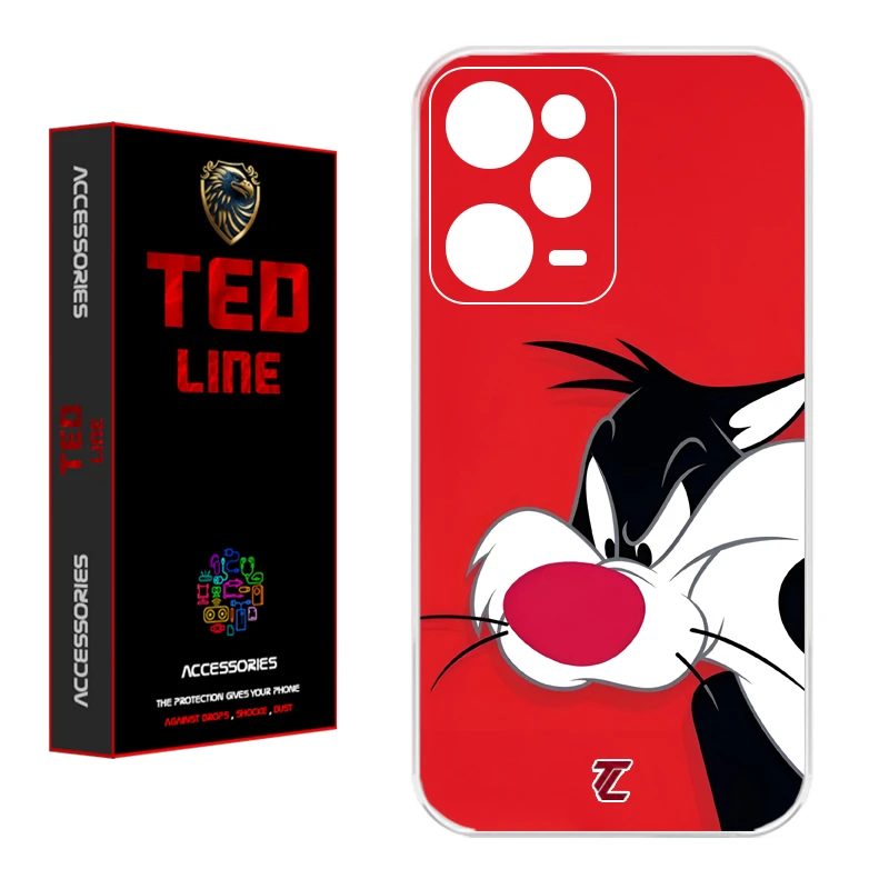 کاور تدلاین طرح کارتون سیلوستر کد 1221 مناسب برای گوشی موبایل شیائومی Redmi Note 12 Pro 5G / Poco X5 Pro