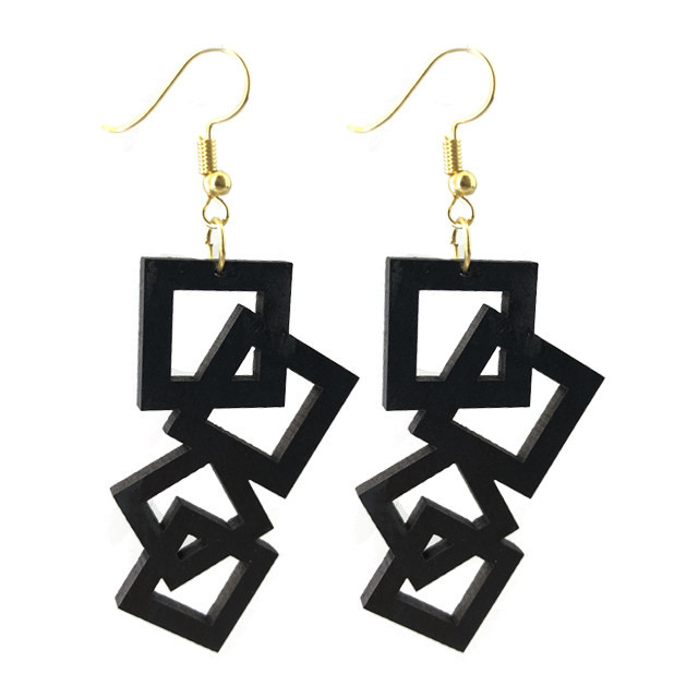 گوشواره زنانه هانستو مدل E6-234 مجموعه 6 عددی