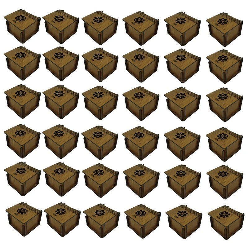 جعبه انگشتر پارلا گوهر کد 7538 بسته 36 عددی