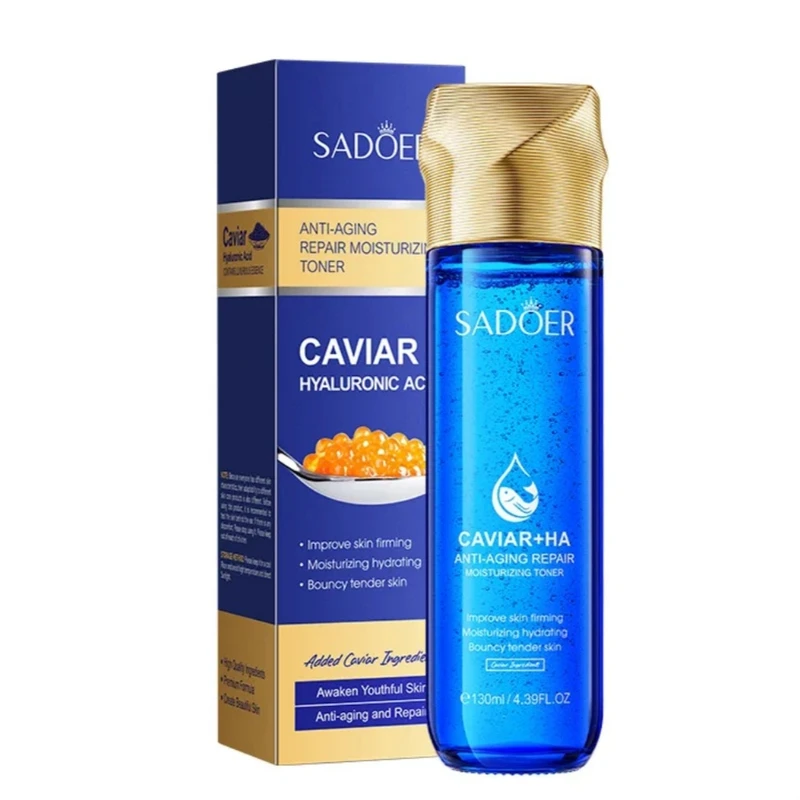 تونر پاک کننده صورت سادور مدل خاویار هیالورونیک مناسب برای انواع پوست حجم 130 میلی لیتر