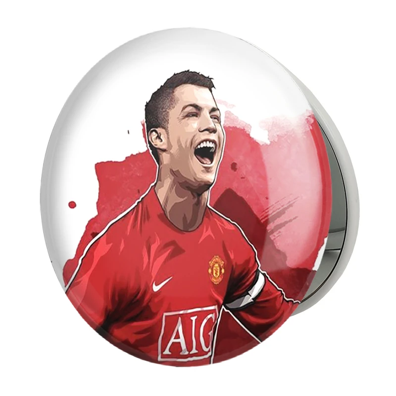 آینه جیبی خندالو طرح کریستیانو رونالدو مدل تاشو کد 13889 