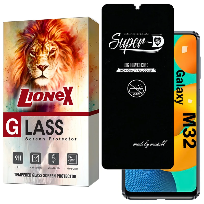 محافظ صفحه نمایش لایونکس مدل SUPERDNL مناسب برای گوشی موبایل سامسونگ Galaxy M32 4G