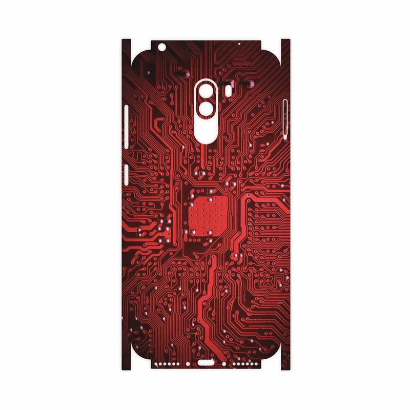 برچسب پوششی ماهوت مدل Red Printed Circuit Board-FullSkin مناسب برای گوشی موبایل شیائومی POCOPHONE F1