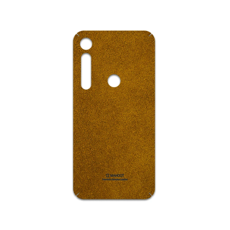 برچسب پوششی ماهوت مدل Brown-Chamois-Leather مناسب برای گوشی موبایل موتورولا One Vision Plus