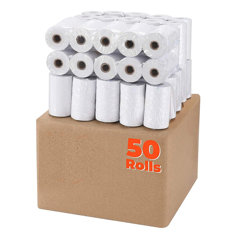 کاغذ پرینتر حرارتی مدل POS18 بسته 50 عددی