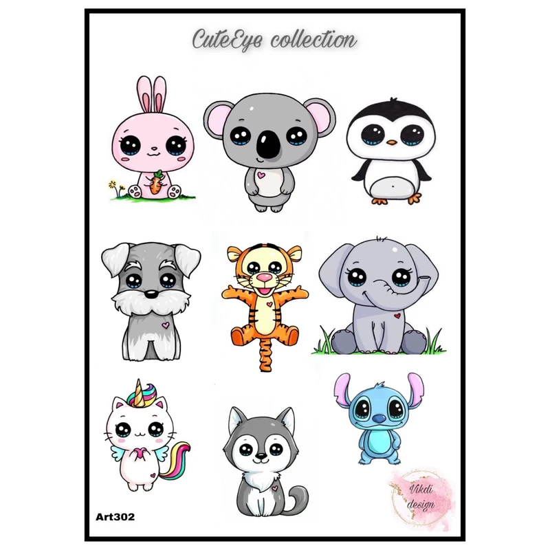 استیکر مدل cute eye کد 302