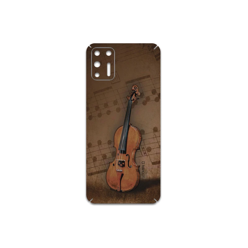 برچسب پوششی ماهوت مدل Violin-Instrument مناسب برای گوشی موبایل موتورولا Moto G9 Plus