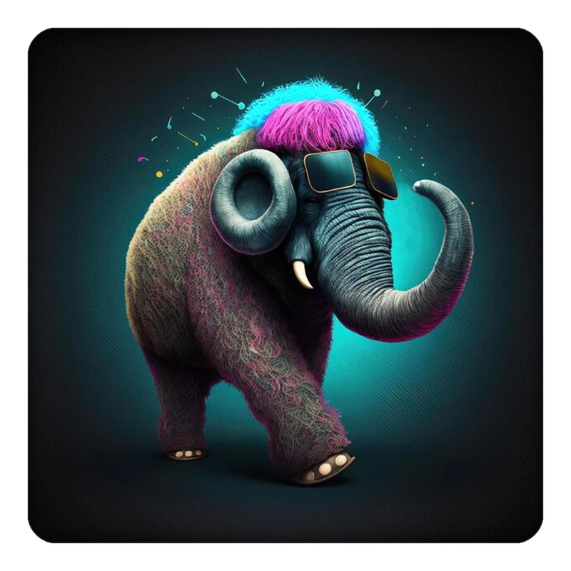 مگنت کاکتی طرح حیوانات رنگی مدل mp25988