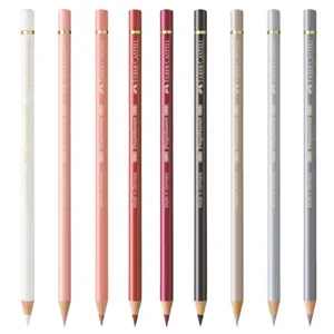 مداد رنگی 9 رنگ فابر کاستل مدل پلی کروم طیف پوست