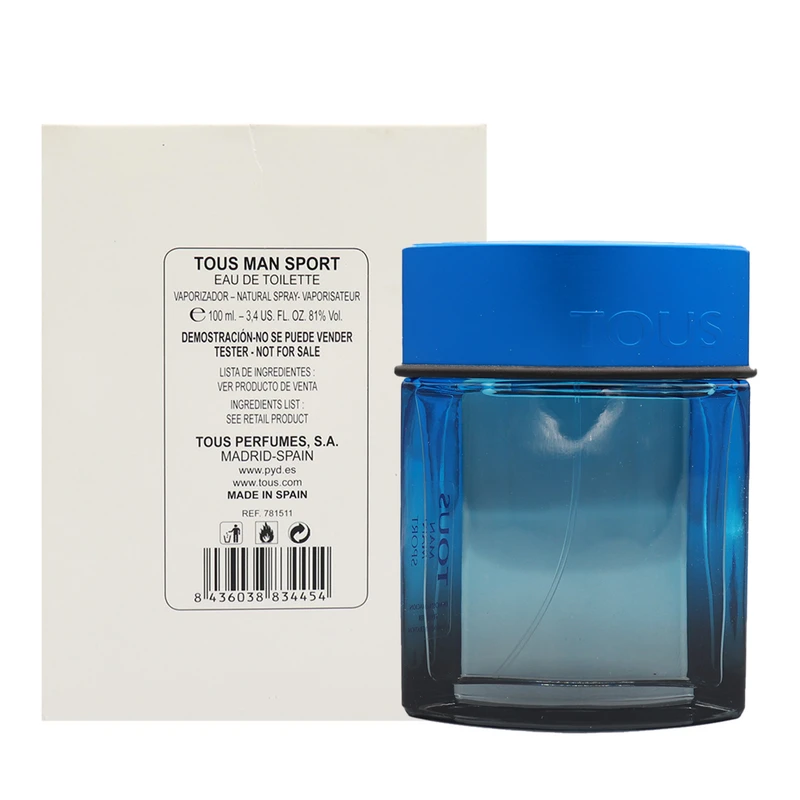 تستر ادو تویلت مردانه توس مدل MAN SPORT با رایحه خنک حجم 100 میلی لیتر