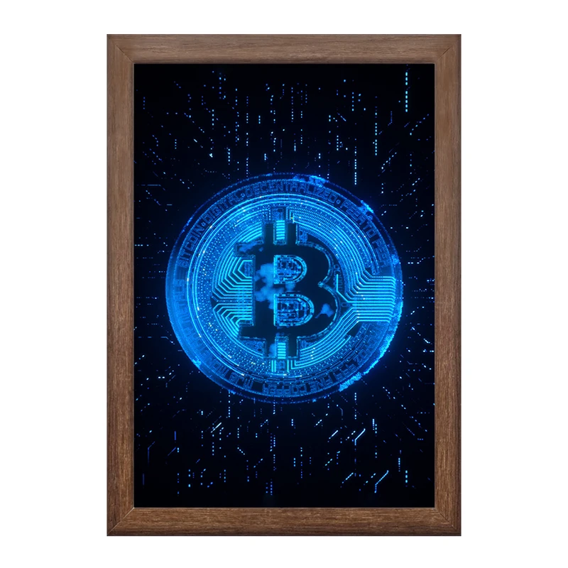 تابلو خندالو طرح بیت کوین (Bitcoin) کد F910