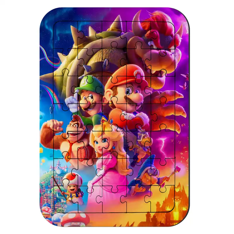 پازل 35 تکه طرح انیمیشن برادران سوپر ماریو کد NI2366